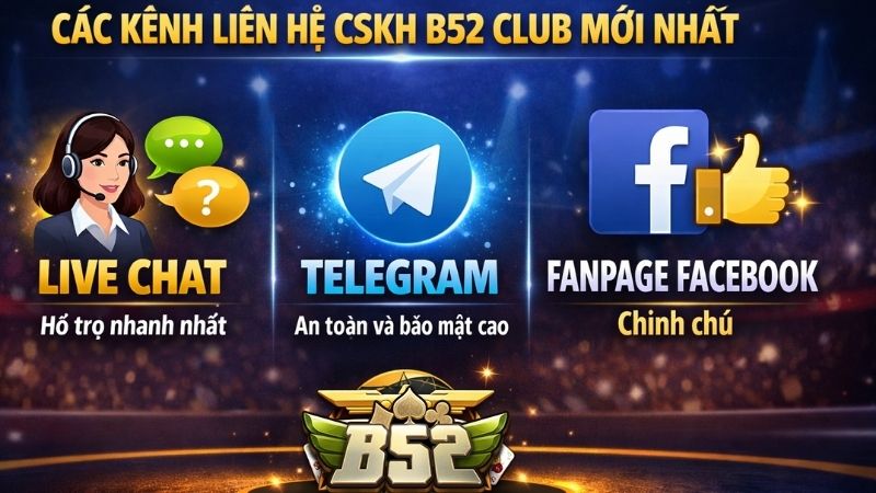 Các kênh liên hệ CSKH B52 Club mới nhất