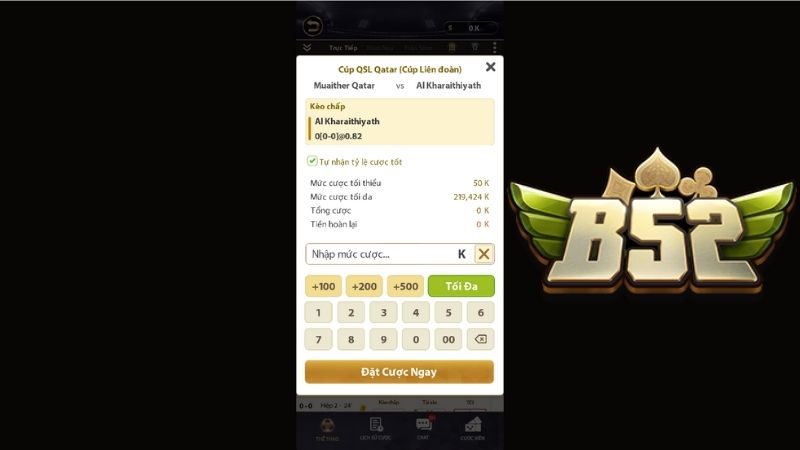 Hướng Dẫn Tham Gia Cá Cược Thể Thao B52Club