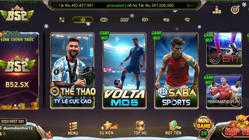 Tổng Quan Về Sảnh Thể Thao B52Club