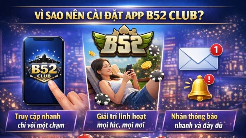 Lợi ích khi tải app B52club về thiết bị